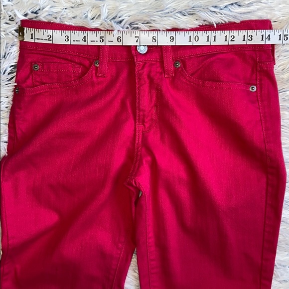 Levi Signature Series Stretch Pink Jeans Misses 4 - Picture 11 of 12